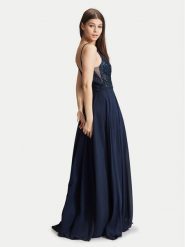 Hey Kyla Sukienka wieczorowa 5AC105HK Granatowy Regular Fit. Niebieskie sukienki Hey Kyla, bez wzorów, z syntetyku, wizytowe, bez kołnierzyka, bez ramiączek. Za 639.99 zł.