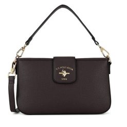 Torebka U.S. Polo Assn. Brązowe torebki klasyczne U.S. Polo Assn., bez wzorów, klasyczne, bez dodatków. Za 249.99 zł.