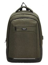 Beagles Plecak "Business" w kolorze khaki - 32 x 48 x 19 cm rozmiar: onesize. Brązowe plecaki Beagles, bez wzorów, z materiału, bez dodatków. Za 138.45 zł.