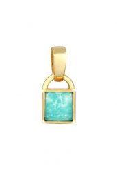 Elli Damski kamień szlachetny Amazonite Vintage Trend w pozłacanym srebrze próby 925 Sterling Silver Naszyjniki 1 ct. Szare naszyjniki Elli, z materiału, pozłacane. Za 293.99 zł.
