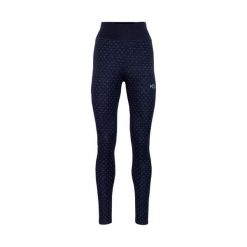 Damskie legginsy z wysokim stanem Kari Traa Vilma. Niebieskie legginsy Kari Traa, bez wzorów, sportowe. Za 415.00 zł.