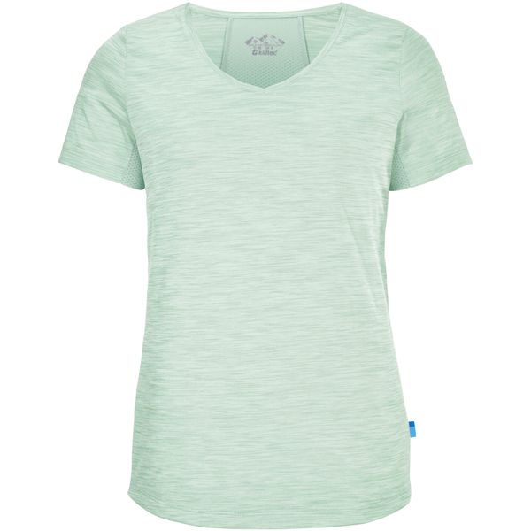 Koszulka damska Killtec KOS 55 WMN TSHRT. Zielone t-shirty sportowe Killtec, bez wzorów, bez ramiączek. W wyprzedaży za 70.00 zł.