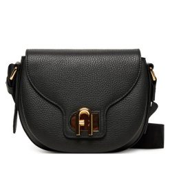 Torebka Furla. Czarne listonoszki Furla, bez wzorów, bez dodatków. Za 1,769.00 zł.