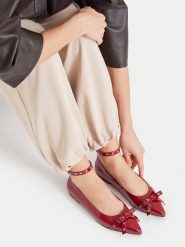 MEXX Baleriny EO-WS1288-03 Czerwony ciemny. Czerwone baleriny Mexx, bez wzorów, bez obcasa, bez zapięcia. Za 299.99 zł.