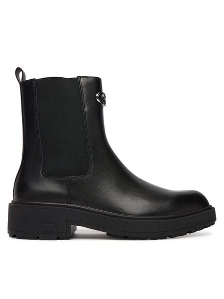 Liu Jo Sztyblety London 02 SF5027 P0102 Czarny. Czarne botki Liu Jo, bez wzorów, ze skóry, bez obcasa, na płaskiej podeszwie, bez zapięcia. Za 849.99 zł.