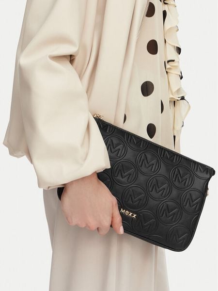 MEXX Torebka CEO-MEXX-S-013-07 Czarny. Czarne listonoszki Mexx, bez wzorów, ze skóry, bez dodatków. Za 189.99 zł.