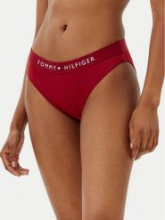 Tommy Hilfiger Dół od bikini UW0UW04120 Czerwony. Czerwone bikini Tommy Hilfiger, bez wzorów, z syntetyku. Za 119.99 zł.