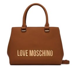 Torebka LOVE MOSCHINO. Brązowe torebki klasyczne Love Moschino, bez wzorów, klasyczne, bez dodatków. Za 1,029.00 zł.