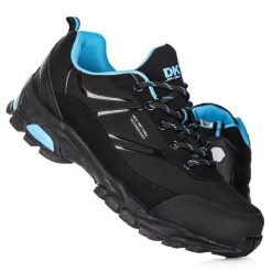 Buty damskie trekkingowe wodoodporne DK FALCON. Czarne buty trekkingowe DK, z materiału, bez zapięcia. Za 149.00 zł.