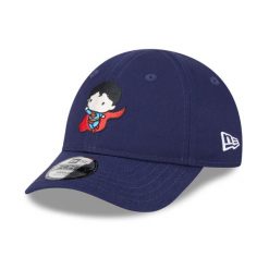 Czapka z daszkiem New Era 9FORTY Character DC Superman Navy 60424710 Toddler. Szare czapki z daszkiem New Era, bez wzorów, sportowe. Za 89.99 zł.