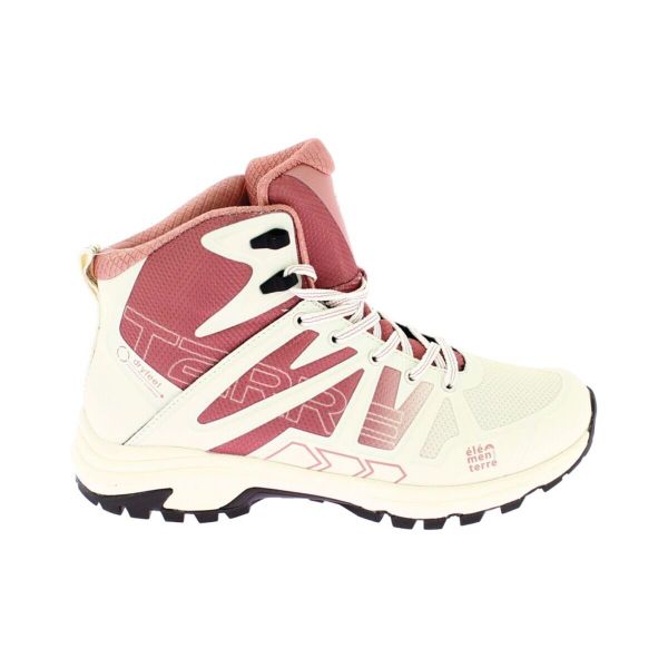 Buty trekkingowe Élémenterre Tanacross. Czerwone buty trekkingowe Elementerre, bez wzorów, z gumy, bez zapięcia, trekkingowe. Za 349.00 zł.
