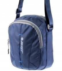 Saszetka na ramię HI-TEC SAQUET. Niebieskie nerki i saszetki Hi-tec, bez wzorów, z materiału, eleganckie, bez dodatków. Za 34.99 zł.