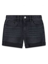 Levi's Kids Szorty dżinsowe w kolorze antracytowym rozmiar: 128. Czarne szorty Levi's Kids, bez wzorów, klasyczne. Za 69.45 zł.