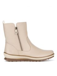 Remonte Botki R8482-60 Beżowy. Brązowe botki Remonte, bez wzorów, bez obcasa, na płaskiej podeszwie, bez zapięcia. Za 335.00 zł.