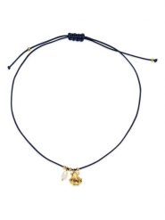 Paul Hewitt Naszyjnik z zawieszką - dł. 50 cm rozmiar: onesize. Niebieskie naszyjniki paul hewitt, z materiału, z perłą, ze stali. Za 144.24 zł.