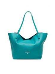 Patrizia Pepe Torebka 2B0130/L148 Zielony. Zielone shopper bag Patrizia Pepe, bez wzorów, ze skóry, bez dodatków. Za 969.99 zł.