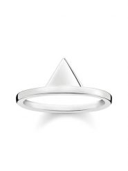 Thomas Sabo Srebrny pierścionek rozmiar: 48. Szare pierścionki thomas sabo, srebrne. Za 83.62 zł.