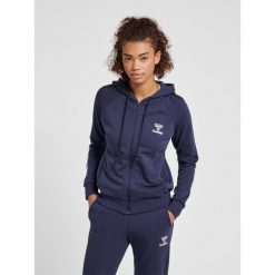 Damska bluza z kapturem zapinana na zamek Hummel Noni 2.0. Niebieskie bluzy Hummel, xs, bez wzorów, z kapturem, na fitness i siłownię. Za 225.00 zł.