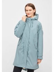 Derbe Parka w kolorze błękitnym rozmiar: 42. Niebieskie płaszcze Derbe, bez wzorów, bez kaptura. Za 389.95 zł.