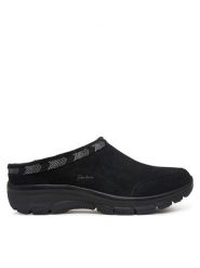 Skechers Kapcie Easy Going - Seasonal Grace 169104 Czarny. Czarne kapcie Skechers, bez wzorów, ze skóry. Za 299.99 zł.