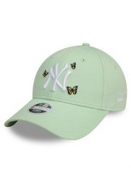 New Era Czapka z daszkiem Icon 9Forty New York Yankees 60595343 Zielony. Zielone czapki z daszkiem New Era, bez wzorów, z bawełny. Za 89.99 zł.