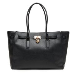 Torebka MICHAEL Michael Kors. Czarne shopper bag MICHAEL Michael Kors, bez wzorów, bez dodatków. Za 1,259.00 zł.