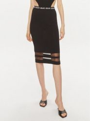 Liu Jo Spódnica ołówkowa Ecs Gonna Maglia Lon TA4224 MS36L Czarny Slim Fit. Czarne spódnice Liu Jo, l, bez wzorów, z wiskozy, ołówkowe. Za 799.99 zł.