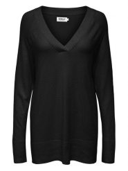 ONLY Sweter w kolorze czarnym rozmiar: XS. Czarne swetry ONLY, xs, bez wzorów, bez ramiączek. Za 66.47 zł.