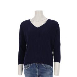 Second life - Lauren Ralph Lauren sweter damski - Jak nowy. Niebieskie swetry Ralph Lauren, l, bez wzorów, z materiału, eleganckie, bez ramiączek. Za 127.76 zł.