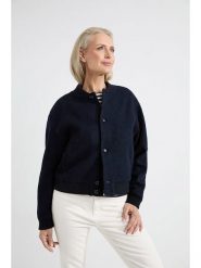 Josephine & Co Kurtka przejściowa "Aaron" w kolorze granatowym rozmiar: 40. Niebieskie kurtki Josephine & Co, bez wzorów, z wełny, bez kaptura. Za 440.28 zł.