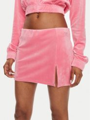 Juicy Couture Spódnica mini Maxy JCWGS24307 Różowy Slim Fit. Czerwone spódnice Juicy Couture, m, bez wzorów, z syntetyku, mini. Za 99.99 zł.
