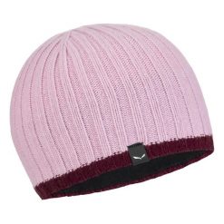 Czapka zimowa unisex Salewa ORTLES różowa 00-0000028708_6591. Czerwone czapki zimowe Salewa, bez wzorów, z jersey. Za 216.85 zł.