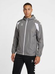 Kurtka wodoodporna Hummel Core 2.0. Białe kurtki Hummel, xl, bez wzorów, z materiału, klasyczne, z kapturem. Za 249.97 zł.