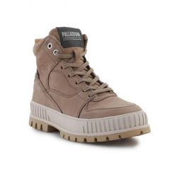 Buty do chodzenia damskie Palladium Pallashock Hi. Brązowe buty treningowe Palladium, bez wzorów, z gumy, bez zapięcia, trekkingowe. Za 763.00 zł.