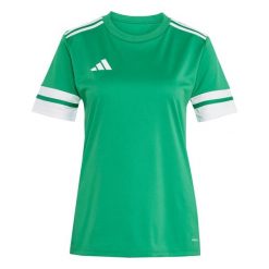 Adidas Sport Squa25 Jsy W Koszulka Damskie. Zielone t-shirty sportowe adidas, s, bez wzorów, bez ramiączek, do piłki nożnej. Za 66.00 zł.