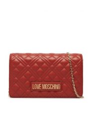LOVE MOSCHINO Torebka JC4079PP0PLA0459 Czerwony. Czerwone kopertówki Love Moschino, bez wzorów, ze skóry, wizytowe, bez dodatków. Za 639.99 zł.