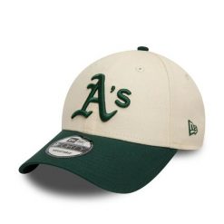 Czapka 9forty Oakland Athletics Colour Block. Brązowe czapki z daszkiem New Era, bez wzorów. Za 163.50 zł.