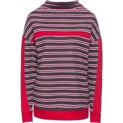 Bluza dresowa bonprix ciemnoniebiesko-czerwono-biały w paski. Bluzy marki INOVIK. Za 49.99 zł.