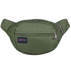 Torebka nerka sportowa dla dorosłych Fifth Avenue Waist Bag pojemność 2,5 L. Zielone nerki i saszetki Jansport, bez wzorów, casualowe, bez dodatków. Za 89.99 zł.