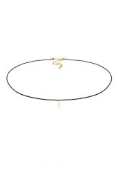 Elli Damski Choker zawieszka błyskawica Basic Nylon ze srebra próby 925 Sterling Silver Naszyjniki 1 ct. Szare naszyjniki Elli, z materiału, srebrne. Za 188.99 zł.