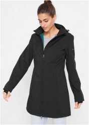 Długa kurtka funkcyjna softshell z barankiem. Czerwone kurtki bonprix, bez wzorów, z softshellu, bez kaptura. Za 299.99 zł.
