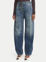 Elisabetta Franchi Golf MK-05B-66E2-V350 Brązowy ciemny Slim Fit. Brązowe swetry Elisabetta Franchi, bez wzorów, z lyocellu, bez ramiączek. Za 1,499.00 zł.