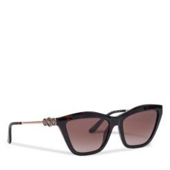 Okulary przeciwsłoneczne Guess. Brązowe okulary przeciwsłoneczne Guess, z aplikacjami. Za 589.99 zł.