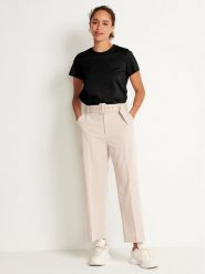 Kaffe T-Shirt Kamarin 10506137 Czarny Regular Fit. Czarne t-shirty Kaffe, m, bez wzorów, z bawełny, bez kołnierzyka, bez ramiączek. Za 49.99 zł.
