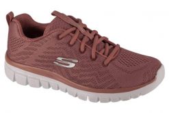 Buty sportowe Sneakersy damskie, Graceful - Get Connected. Czerwone buty treningowe Skechers, bez wzorów, z materiału, przed kostkę, bez zapięcia, trekkingowe. Za 249.99 zł.