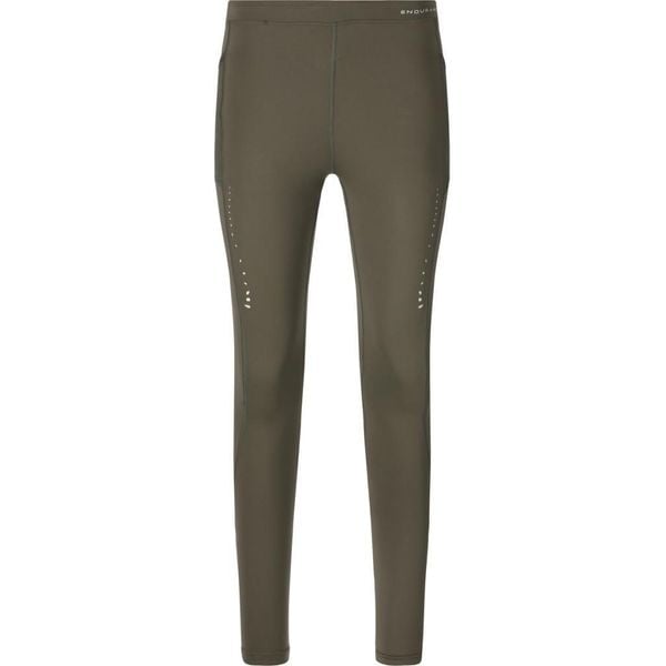 Damskie legginsy Endurance Lindysa. Zielone legginsy Endurance, bez wzorów, z elastanu, sportowe. Za 211.00 zł.