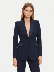 Rinascimento Marynarka CFC0123105003 Granatowy Regular Fit. Niebieskie marynarki i żakiety Rinascimento, xl, bez wzorów, z syntetyku, bez ramiączek. Za 449.99 zł.