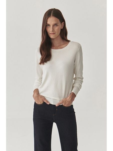 TATUUM Sweter w kolorze białym rozmiar: M. Białe swetry Tatuum, m, bez wzorów, bez ramiączek. Za 117.73 zł.