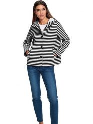 Heine Bluza w kolorze czarno-białym rozmiar: 42. Białe bluzy z kapturem Heine, bez wzorów, bez kaptura. Za 74.28 zł.