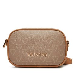 Torebka Valentino. Brązowe listonoszki Valentino, bez wzorów, bez dodatków. Za 259.99 zł.